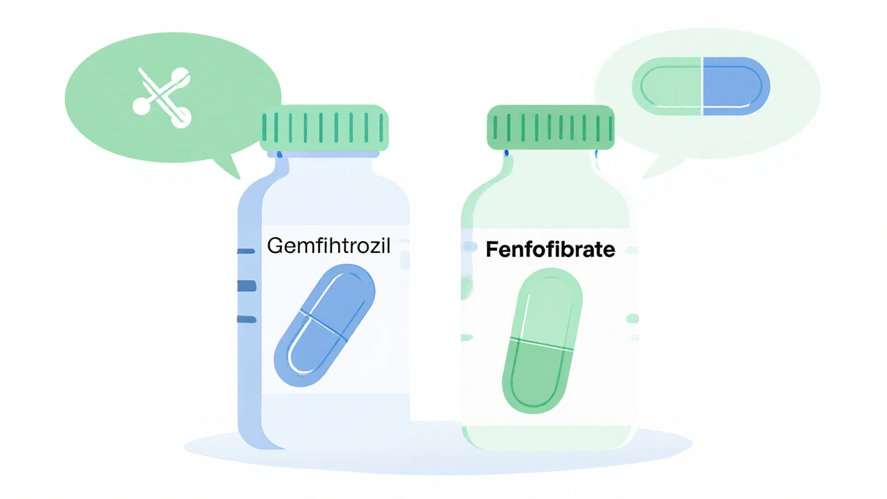 Gemfibrozil vs Fenofibrate: Key Differences Explained