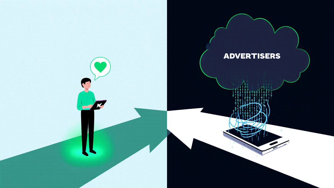 Two paths: one leading to teletherapy with a heart, the other to data exploitation