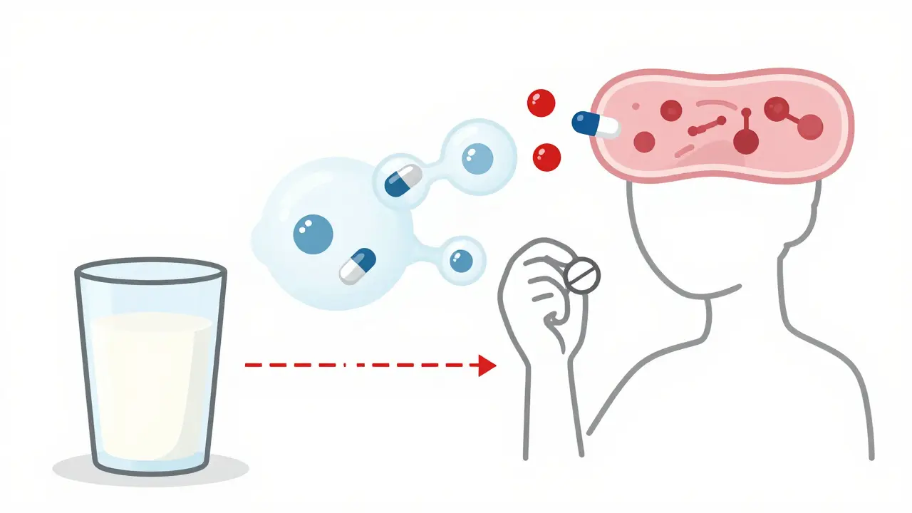 Dairy Products and Antibiotic Absorption: Timing Matters