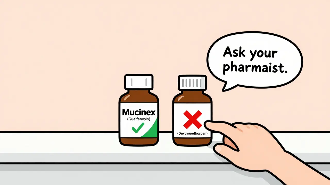 Two medicine bottles side by side: one safe with a green checkmark, one dangerous with a red X.